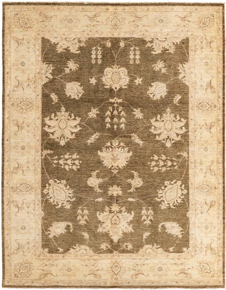 Detail image of 5' 8 x 8' 2 Hand Knotted Peshawar Ziegler Oriental Rug
