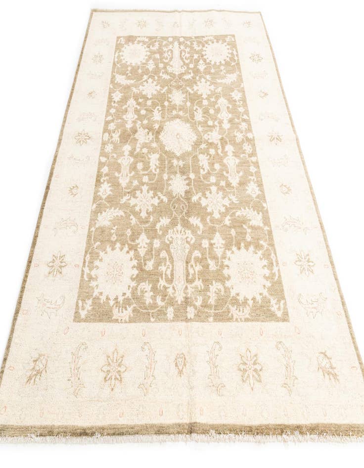 Detail image of 5' 6 x 8'  Hand Knotted Peshawar Ziegler Oriental Rug