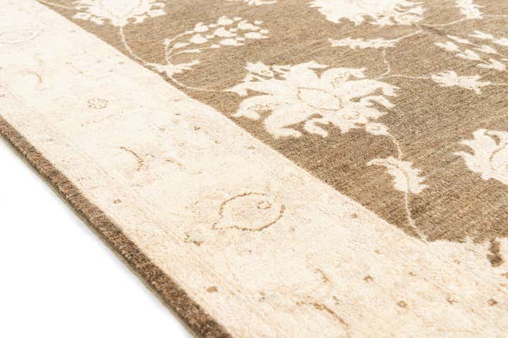 5' 5 x 8' 3 Hand Knotted Peshawar Ziegler Oriental Rug