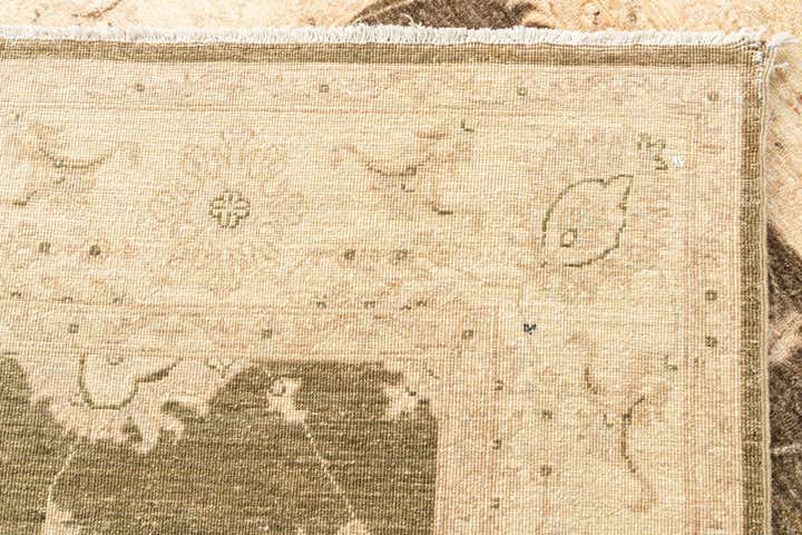 5' 5 x 8' 3 Hand Knotted Peshawar Ziegler Oriental Rug