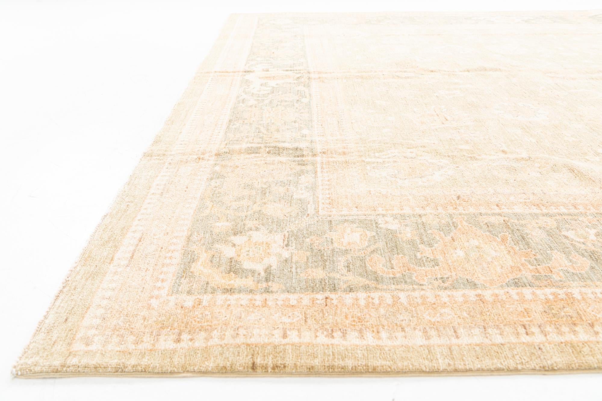 10' x 13' Hand Knotted Peshawar Ziegler Oriental Rug