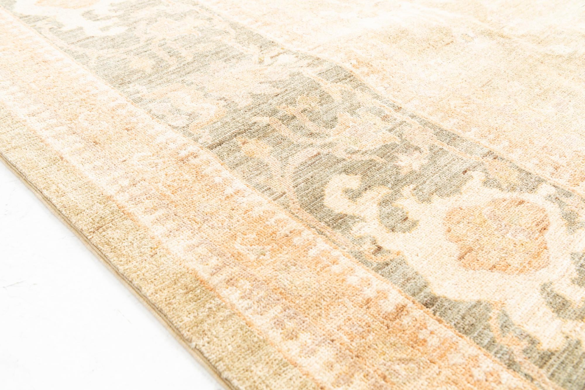 10' x 13' Hand Knotted Peshawar Ziegler Oriental Rug