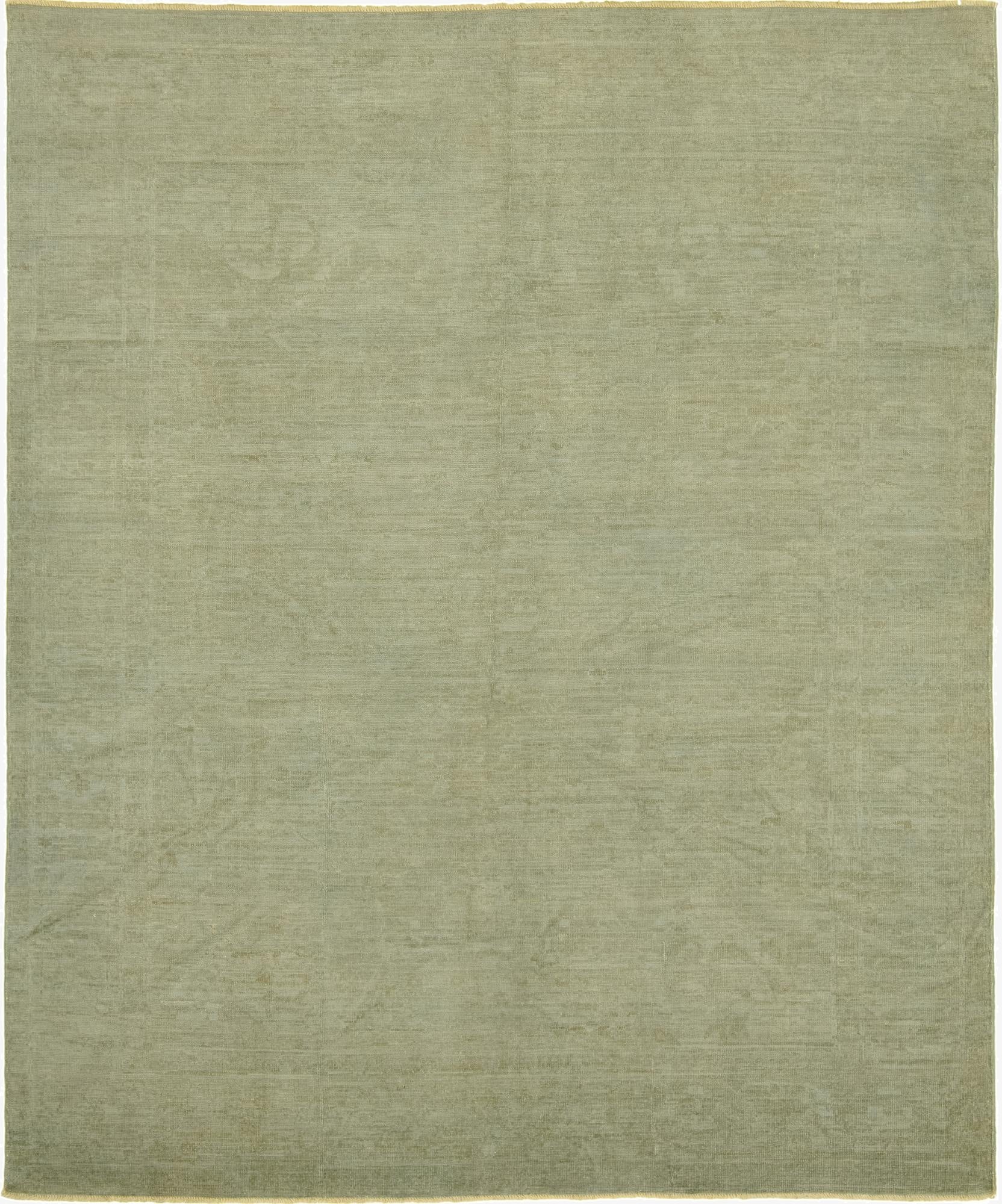 7' 10 x 9' 7  Hand Knotted Peshawar Ziegler Wool Rug