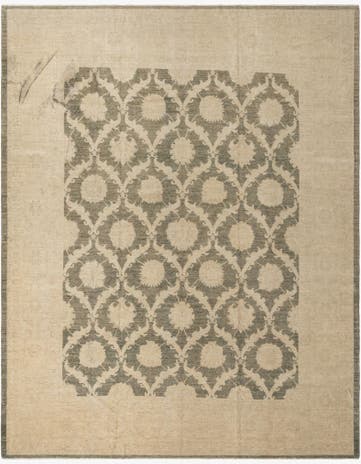 11' 10 x 14' 10 Hand Knotted Peshawar Ziegler Rug