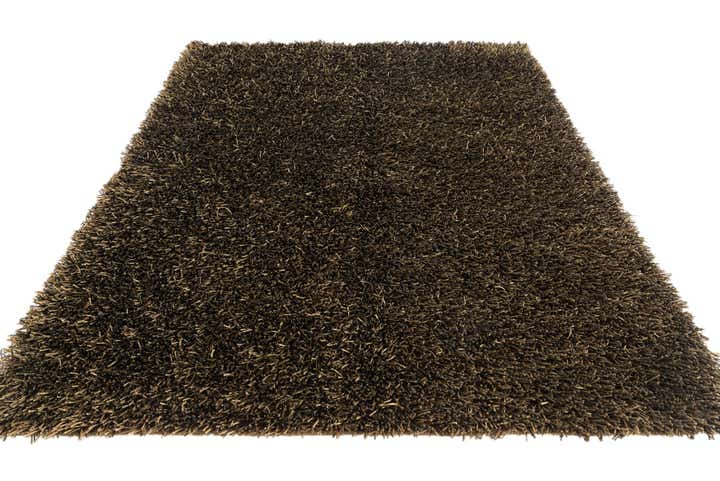 5' x 6' 10 Hand Knotted Solid Shag Oriental Rug