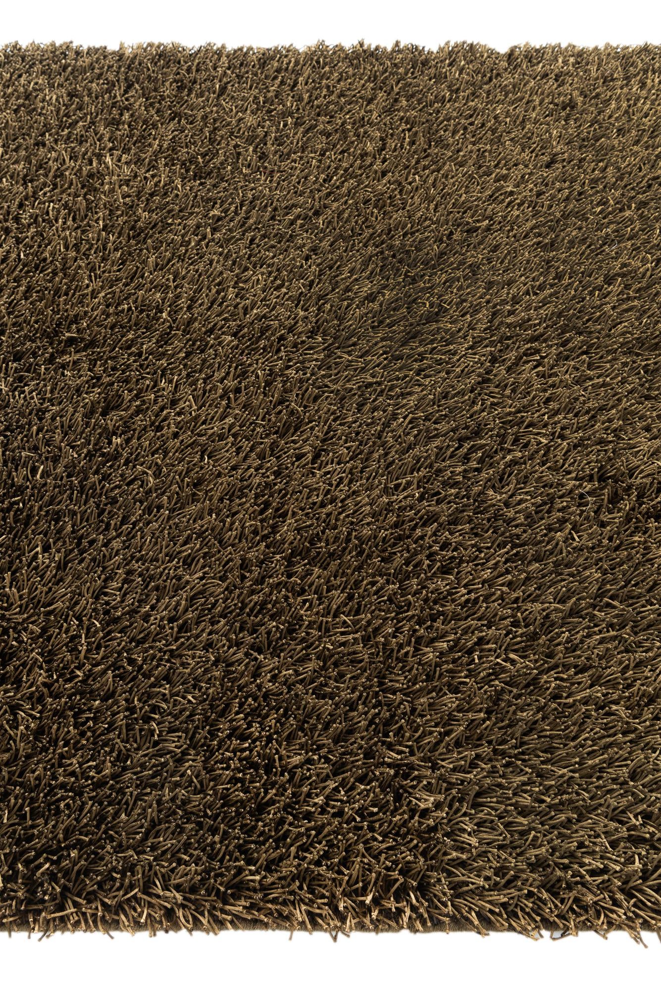 5' x 6' 10 Hand Knotted Solid Shag Oriental Rug