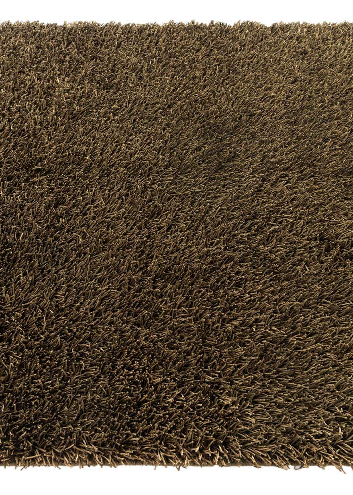 5' x 6' 10 Hand Knotted Solid Shag Oriental Rug