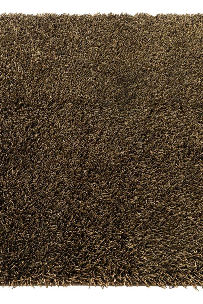 5' x 6' 10 Hand Knotted Solid Shag Oriental Rug