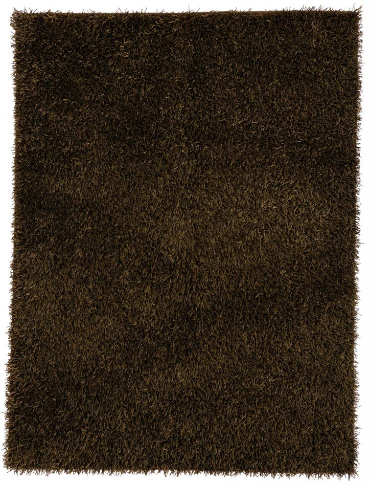 Detail image of 5' x 6' 10 Hand Knotted Solid Shag Oriental Rug
