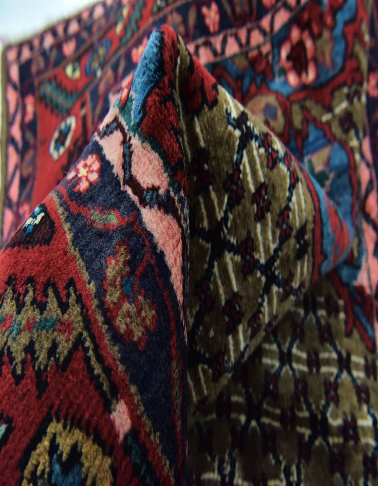 Detail image of 5' x 9' 6 Hand Knotted Songhor Persian Wool Rug