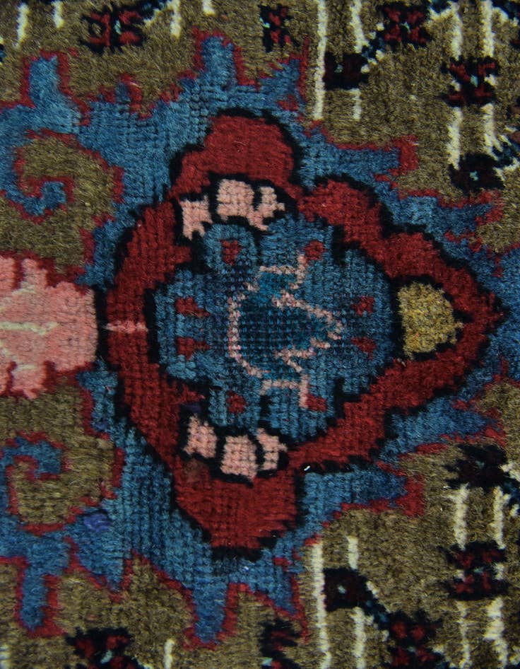 Detail image of 5' x 9' 6 Hand Knotted Songhor Persian Wool Rug