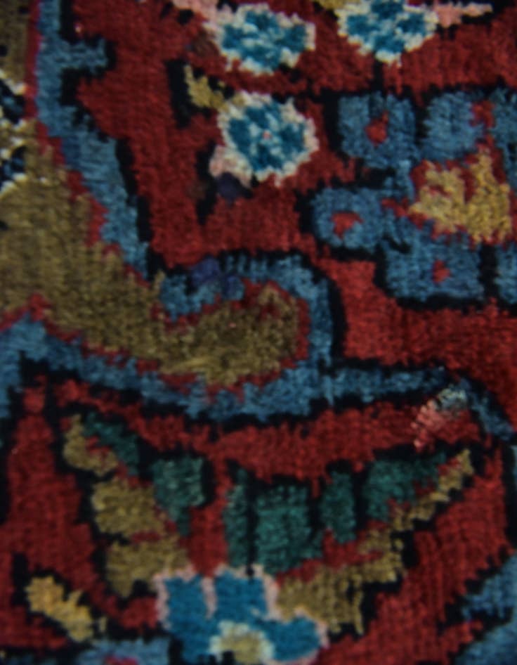 Detail image of 5' x 9' 6 Hand Knotted Songhor Persian Wool Rug