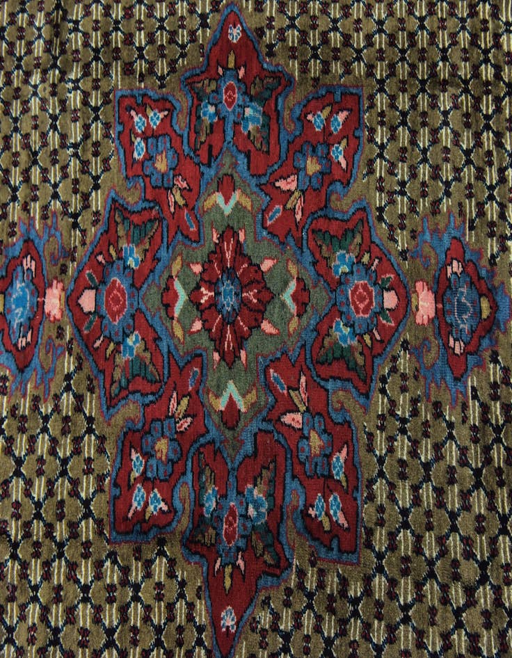 Detail image of 5' x 9' 6 Hand Knotted Songhor Persian Wool Rug