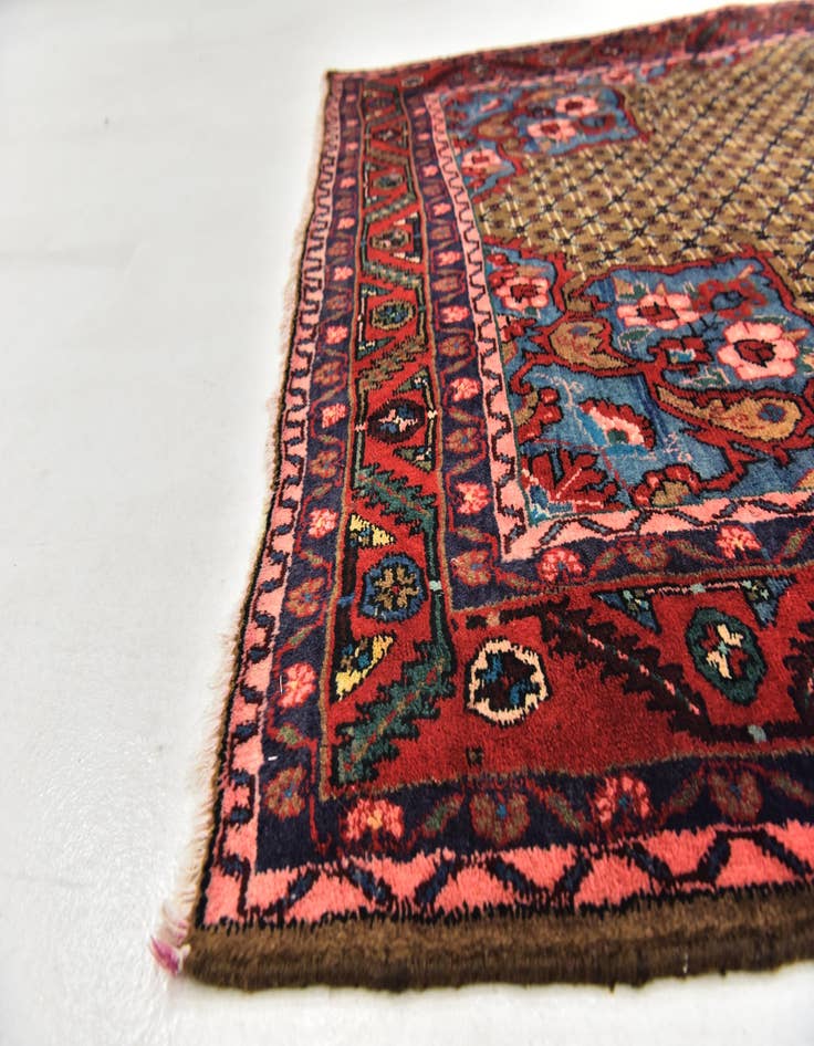 Detail image of 5' x 9' 6 Hand Knotted Songhor Persian Wool Rug