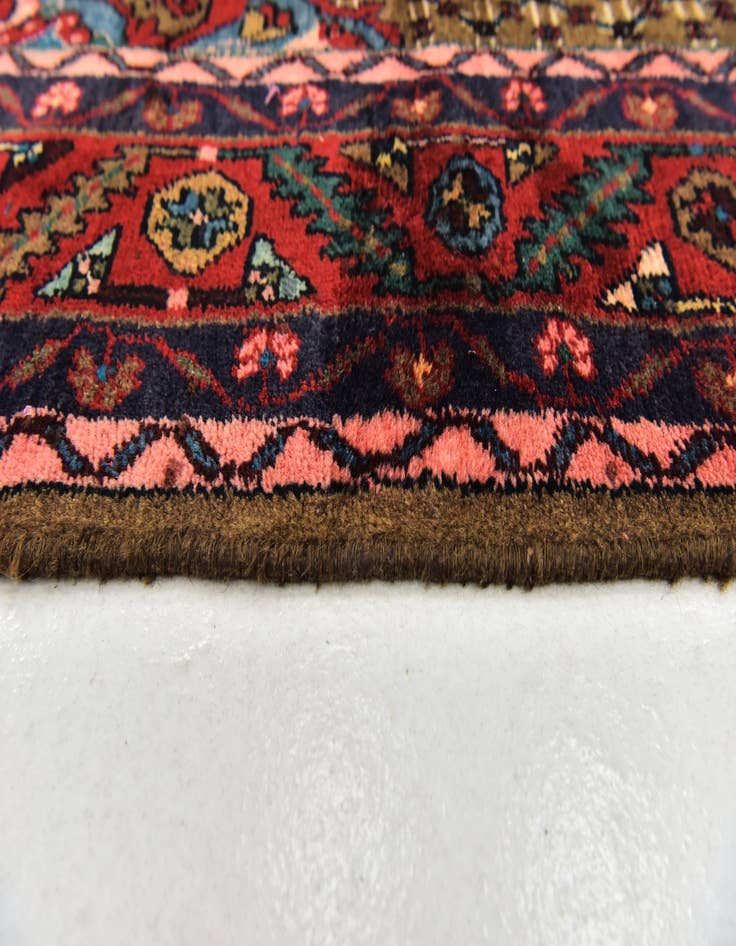 Detail image of 5' x 9' 6 Hand Knotted Songhor Persian Wool Rug