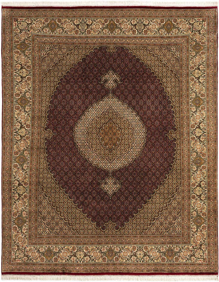 Detail image of 6' 9 x 9' 5 Tabriz Mahi Rug