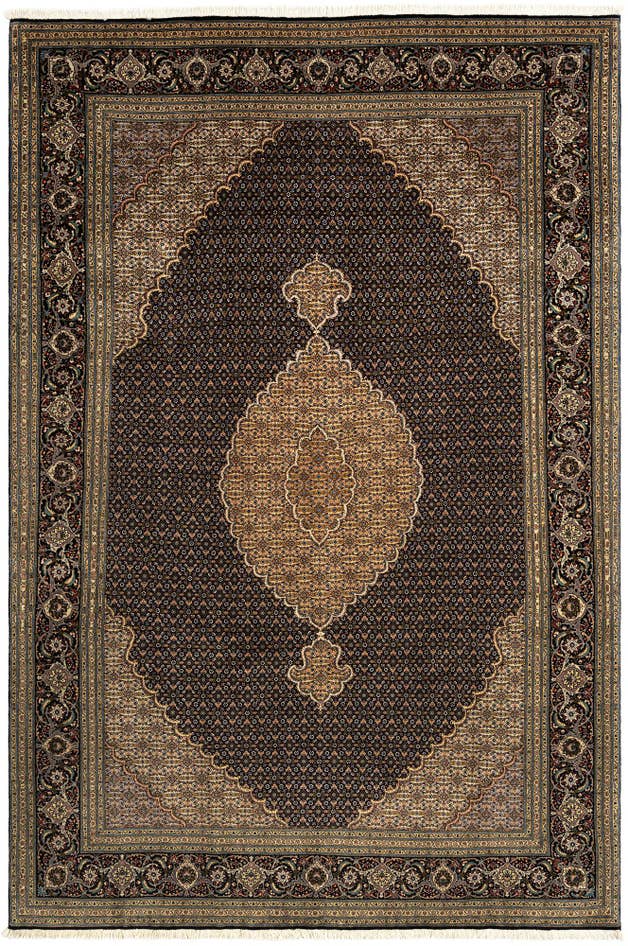 Detail image of 6' 8 x 9' 11 Tabriz Mahi Rug