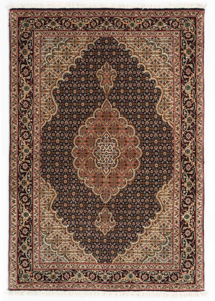 3' 4 x 4' 11 Tabriz Mahi Rug