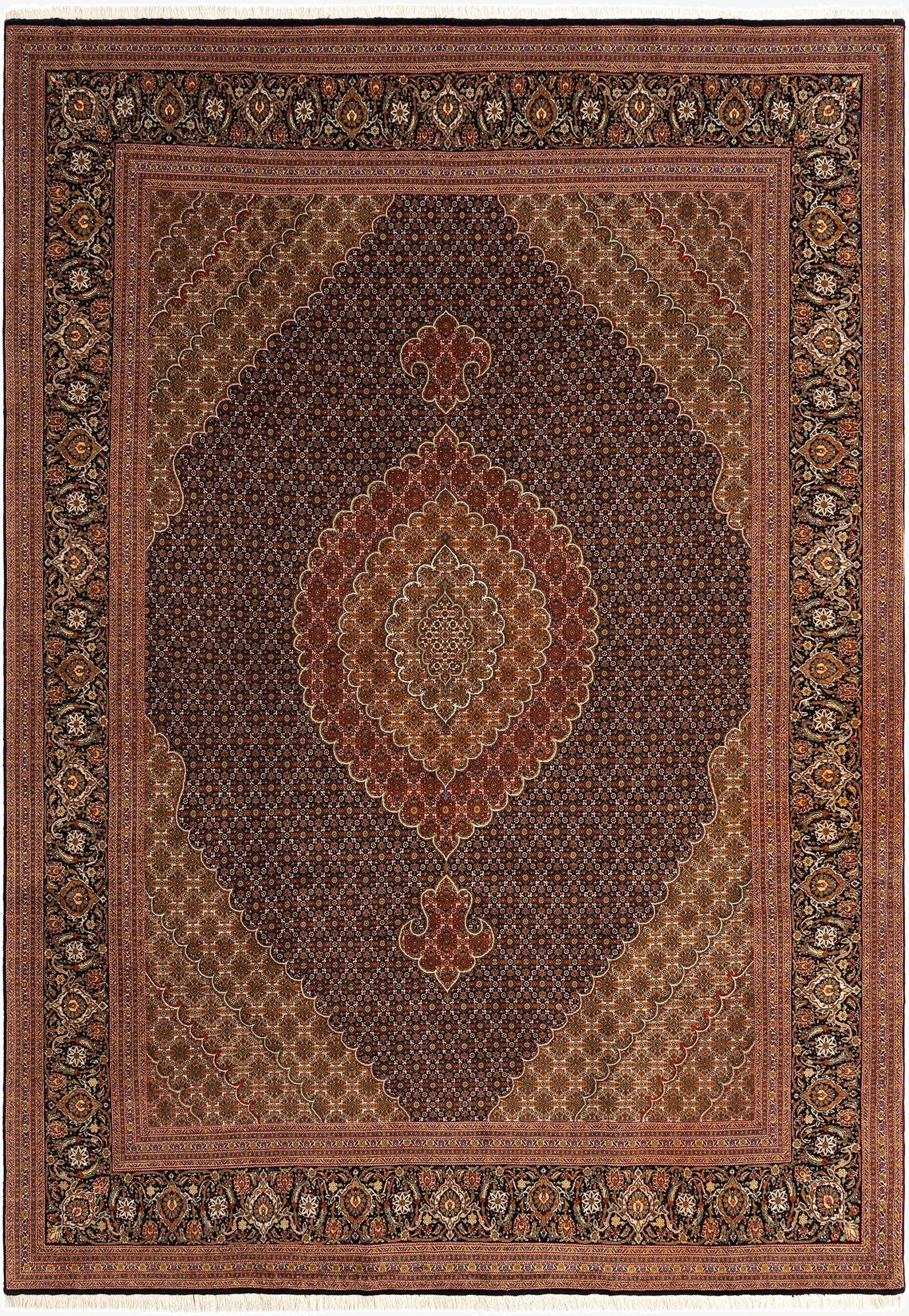 8' 1 x 11' 6 Tabriz Mahi Rug