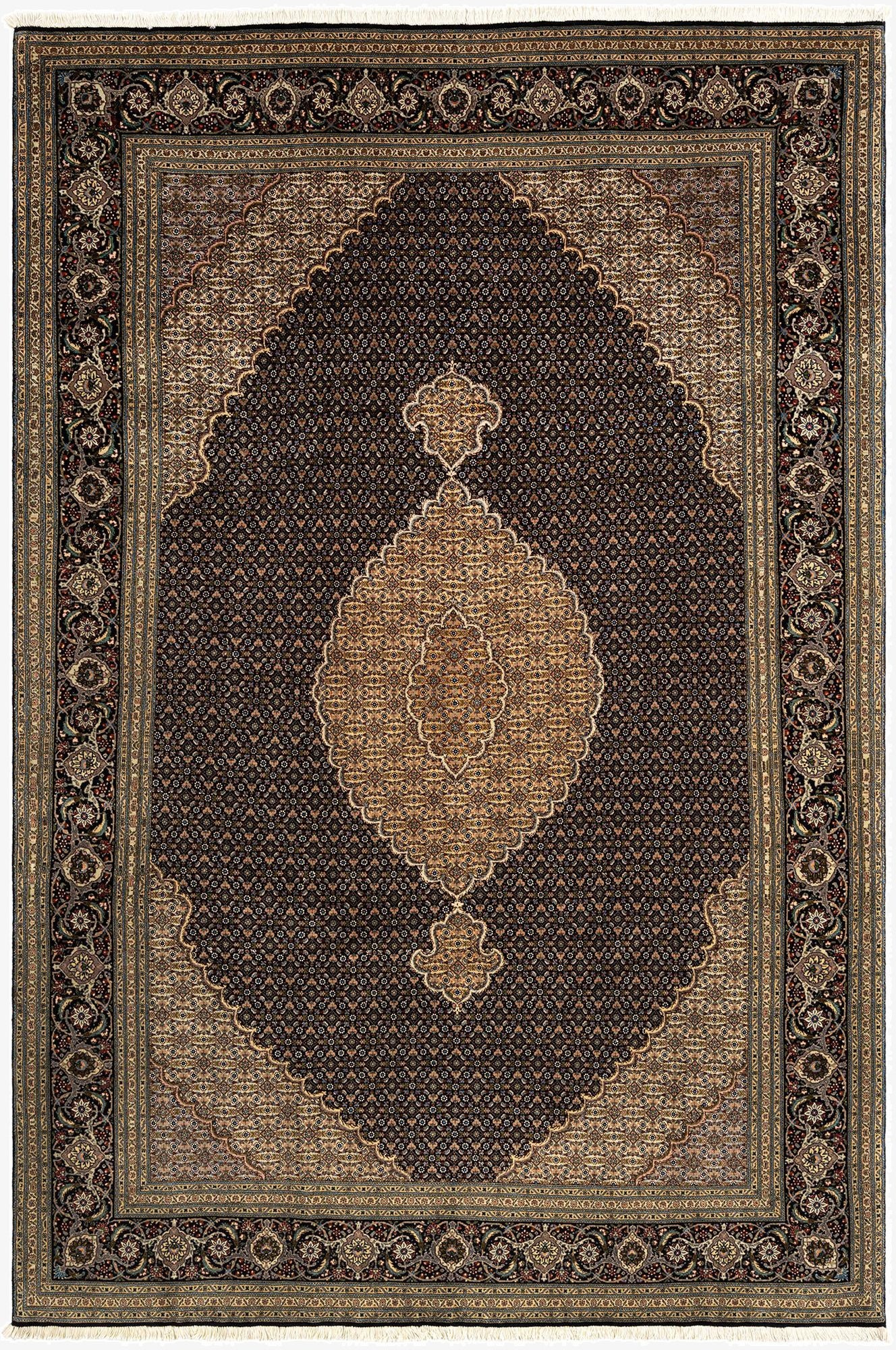 6' 8 x 9' 11 Tabriz Mahi Rug