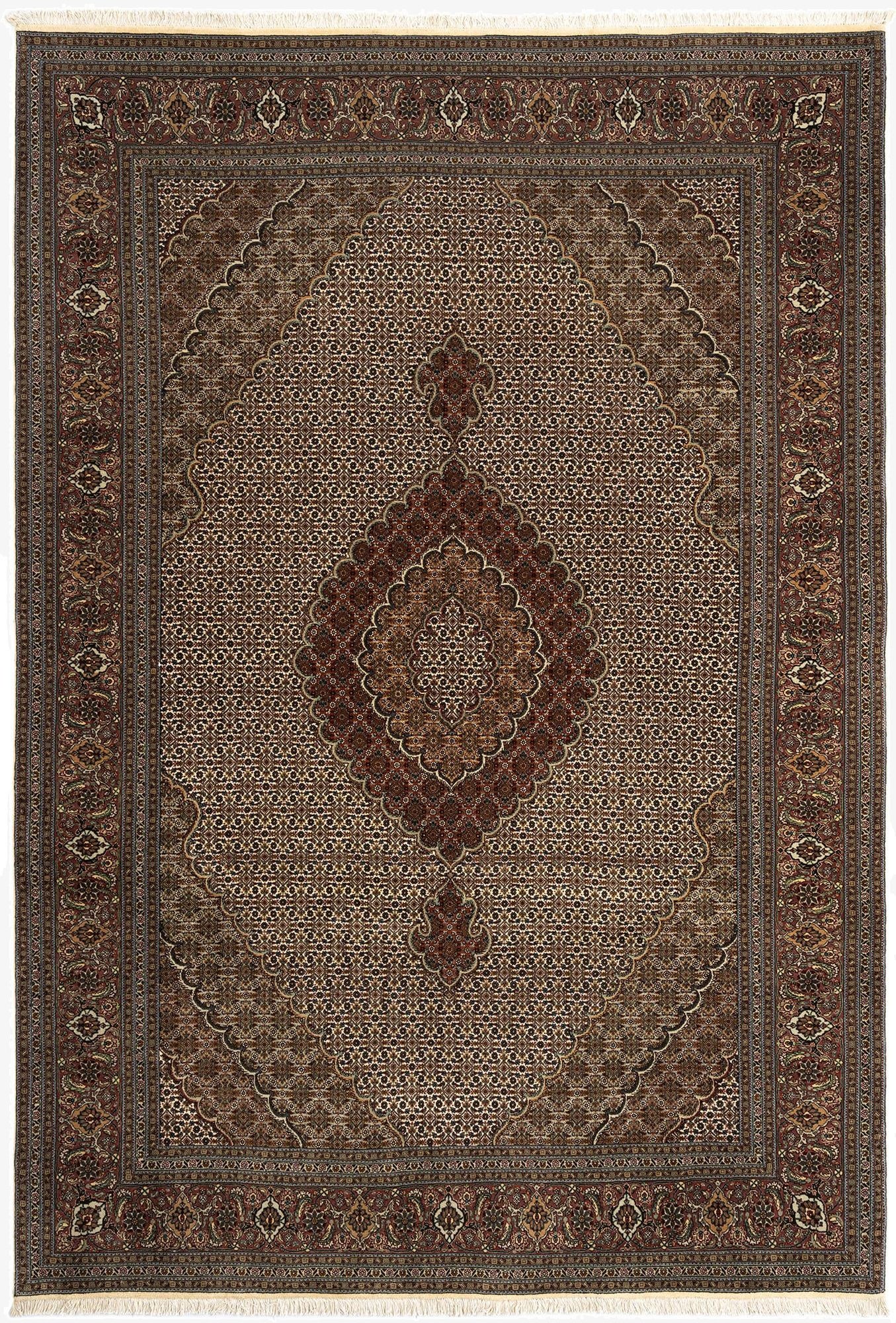 6' 9 x 9' 11 Tabriz Mahi Rug