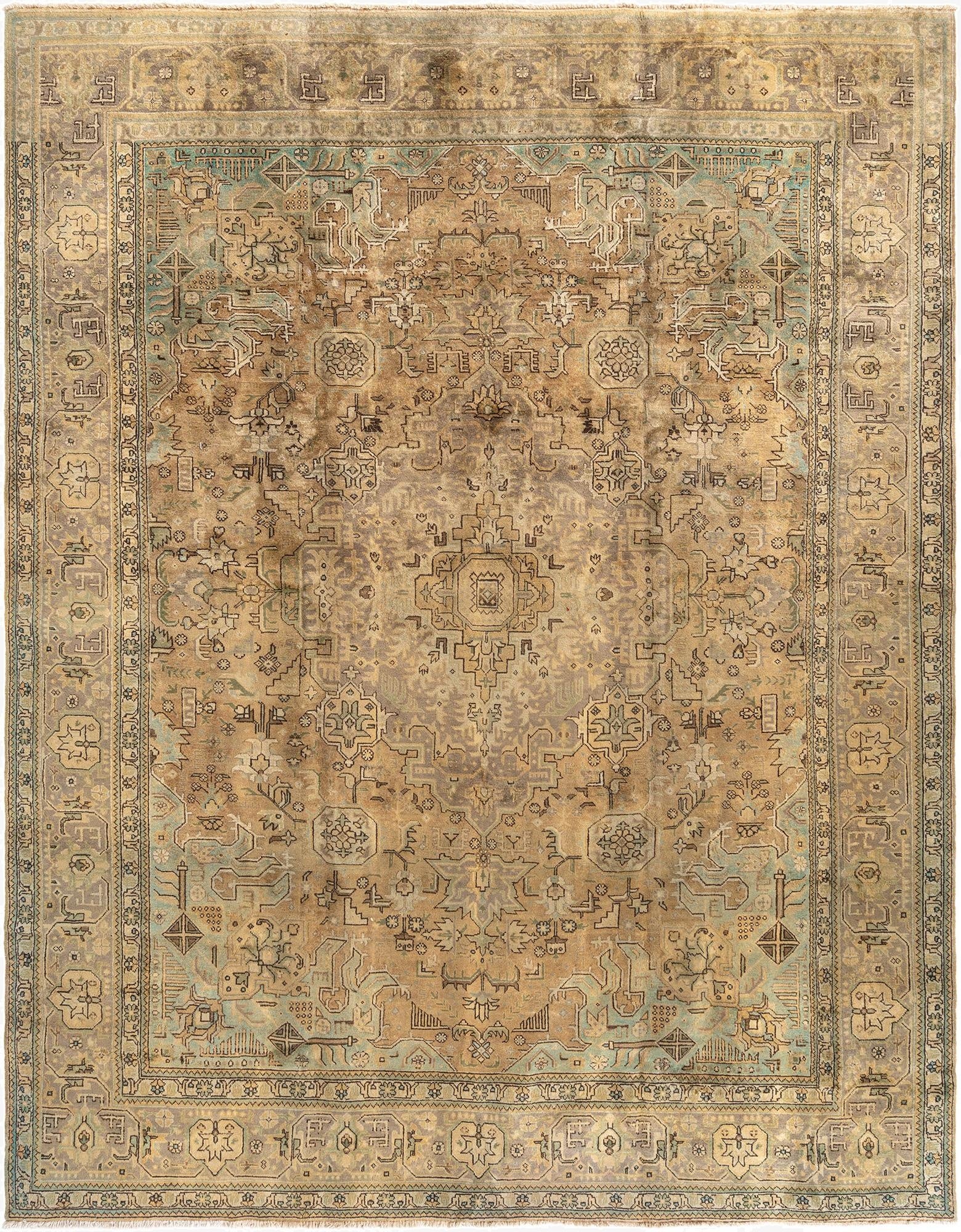 10' x 13' Tabriz Rug