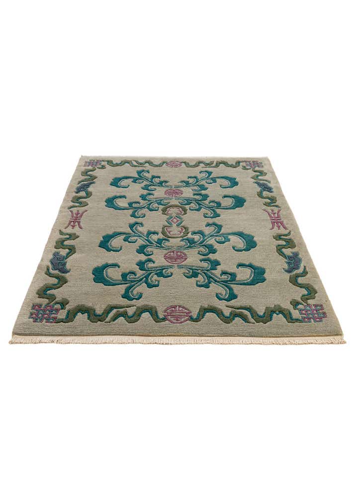 4' 2 x 6' Hand Knotted Tibet Wool Rug