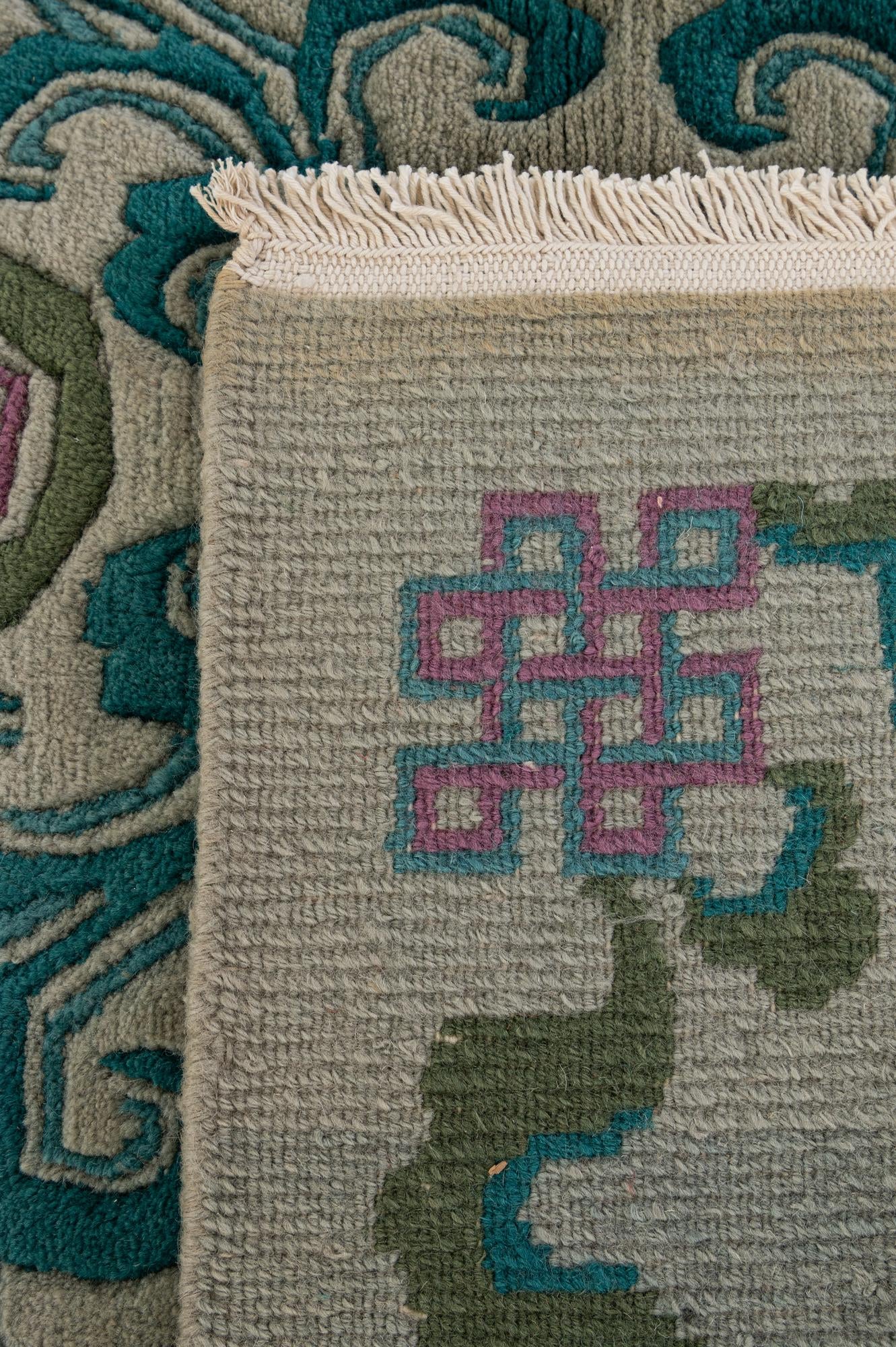 4' 2 x 6' Hand Knotted Tibet Wool Rug