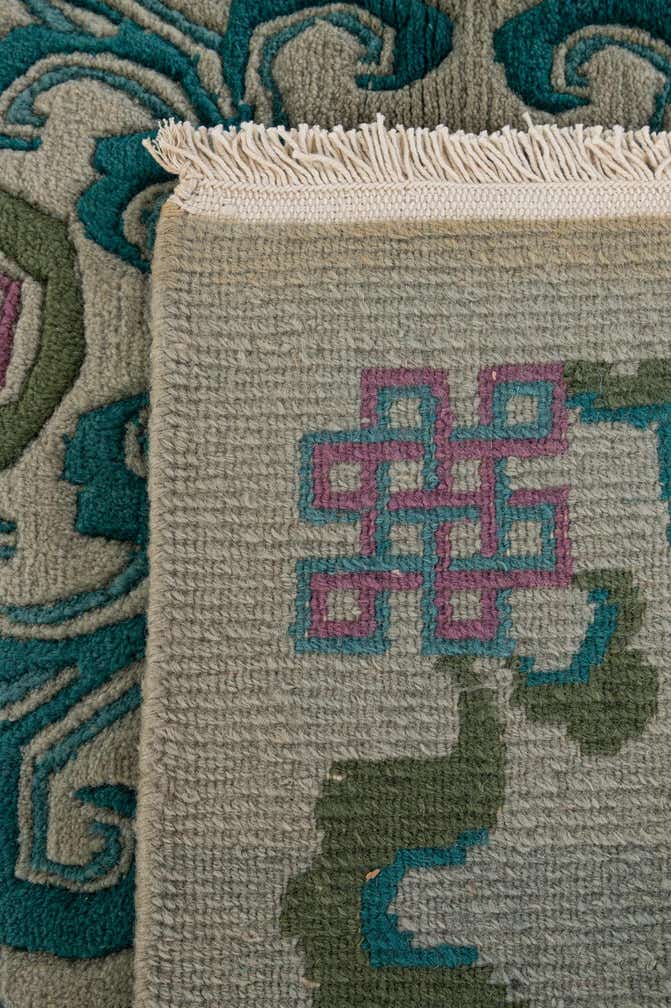 4' 2 x 6' Hand Knotted Tibet Wool Rug