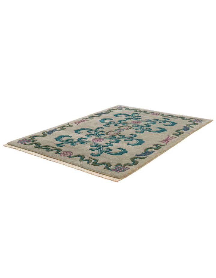 4' 2 x 6' Hand Knotted Tibet Wool Rug