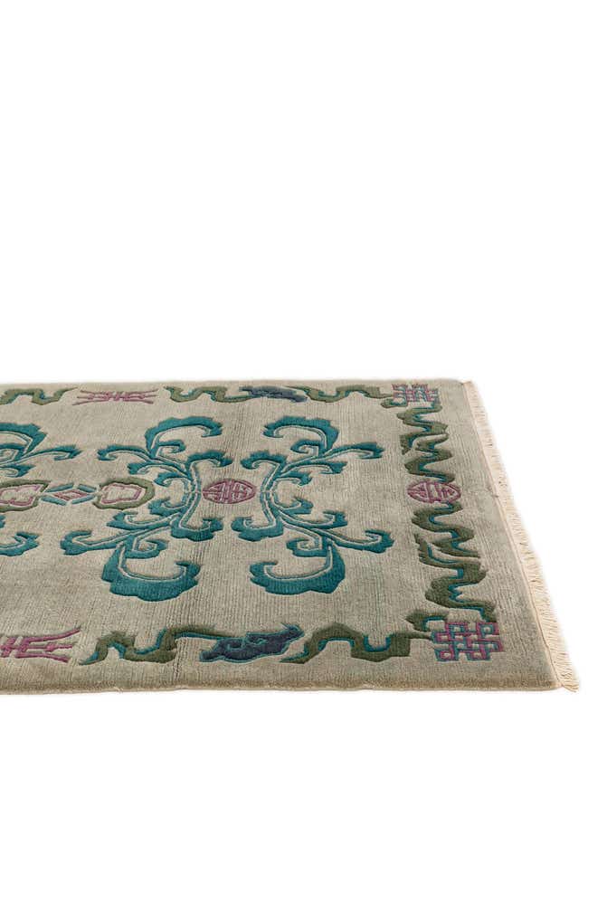 4' 2 x 6' Hand Knotted Tibet Wool Rug