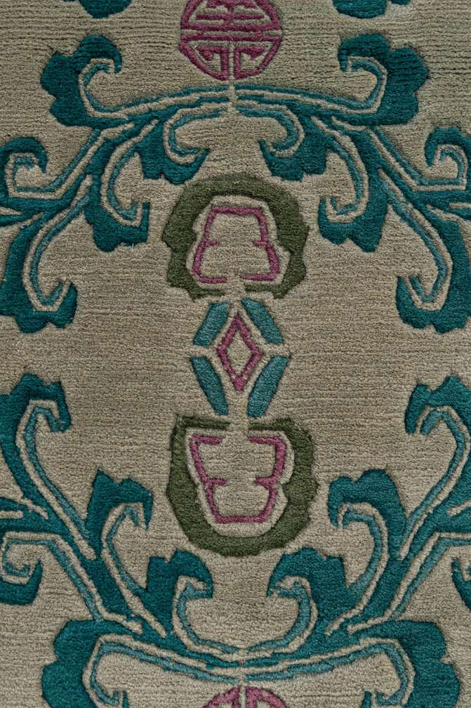 4' 2 x 6' Hand Knotted Tibet Wool Rug
