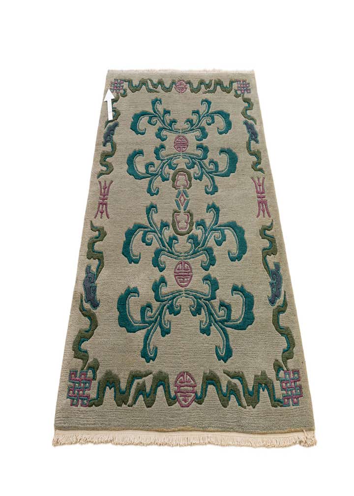 4' 2 x 6' Hand Knotted Tibet Wool Rug