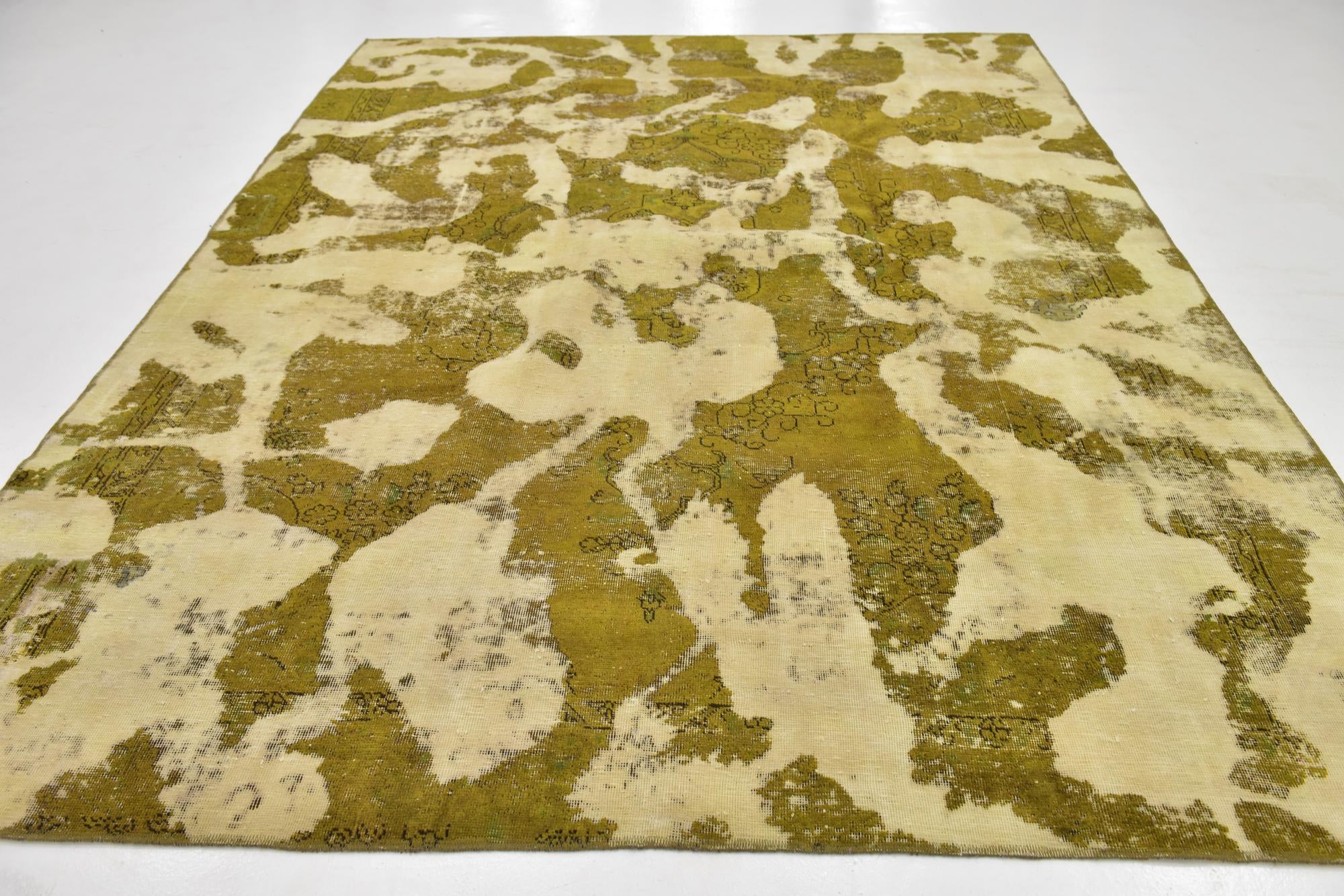 8' 7 x 11' 3 Hand Knotted Ultra Vintage Persian Wool Rug