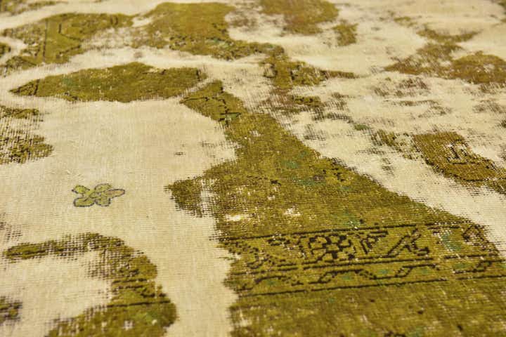 8' 7 x 11' 3 Hand Knotted Ultra Vintage Persian Wool Rug