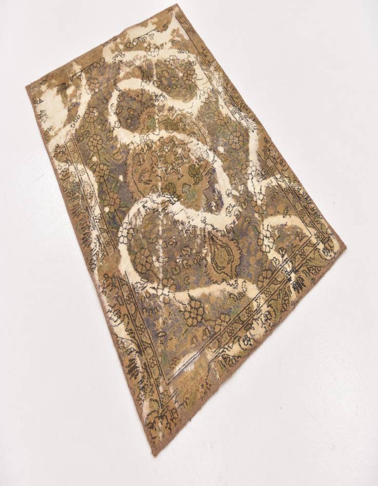 Detail image of 3' x 4' 2  Hand Knotted Ultra Vintage Persian Wool Rug