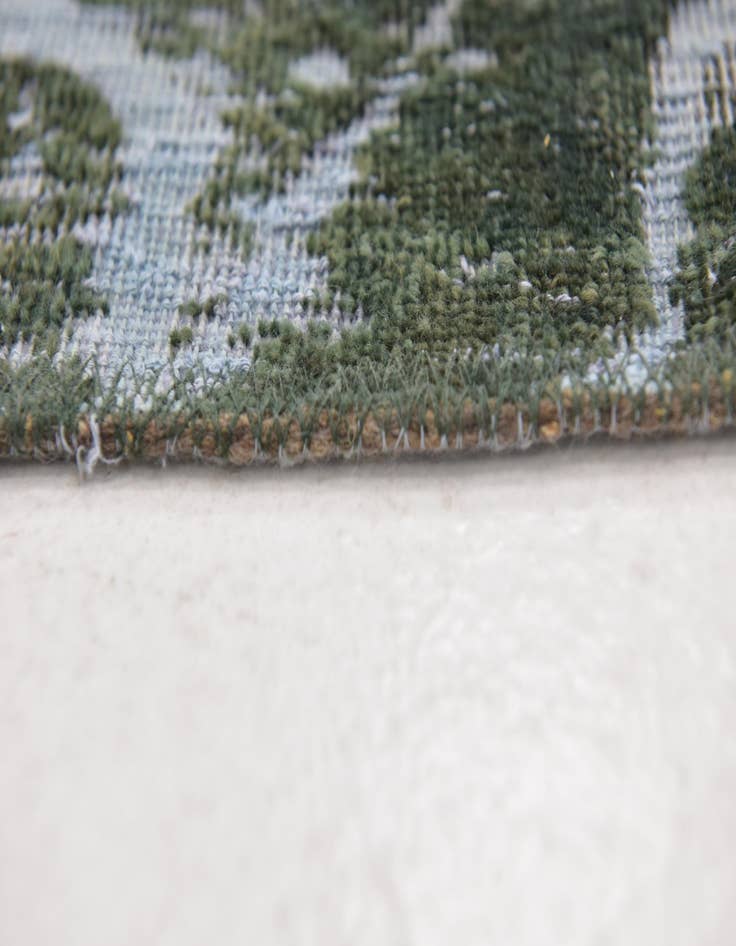 Detail image of 4' 2 x 6'  Hand Knotted Ultra Vintage Persian Wool Rug