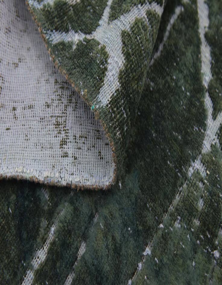 Detail image of 4' 2 x 6'  Hand Knotted Ultra Vintage Persian Wool Rug