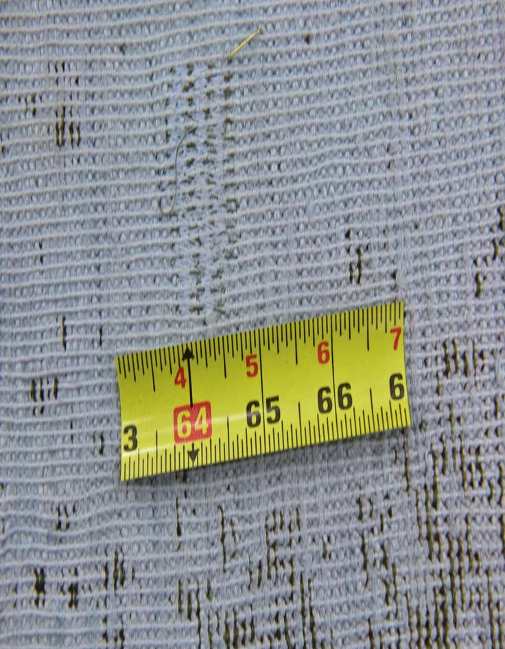 Detail image of 4' 2 x 6'  Hand Knotted Ultra Vintage Persian Wool Rug