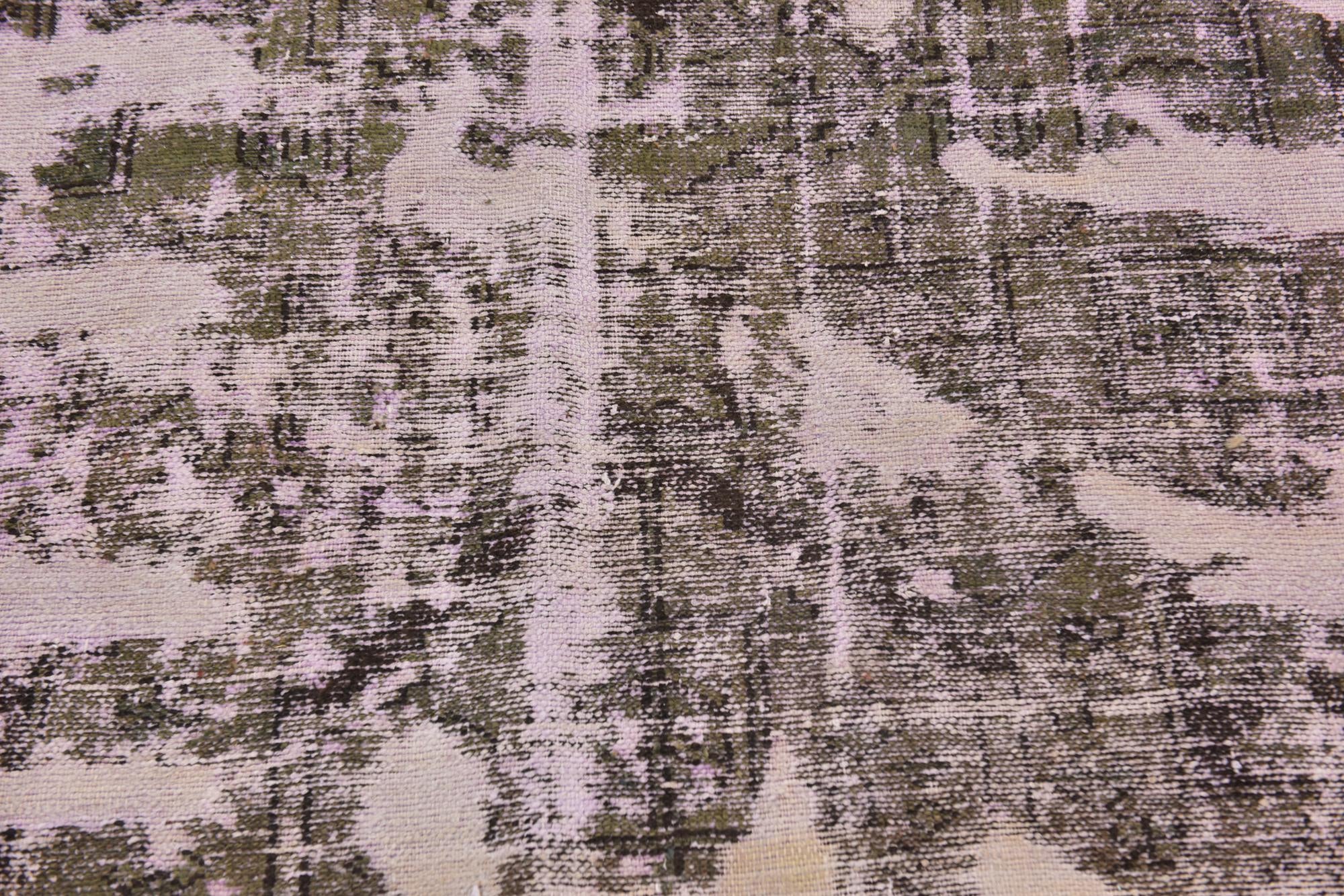 4' 9 x 7' 2 Hand Knotted Ultra Vintage Persian Wool Rug