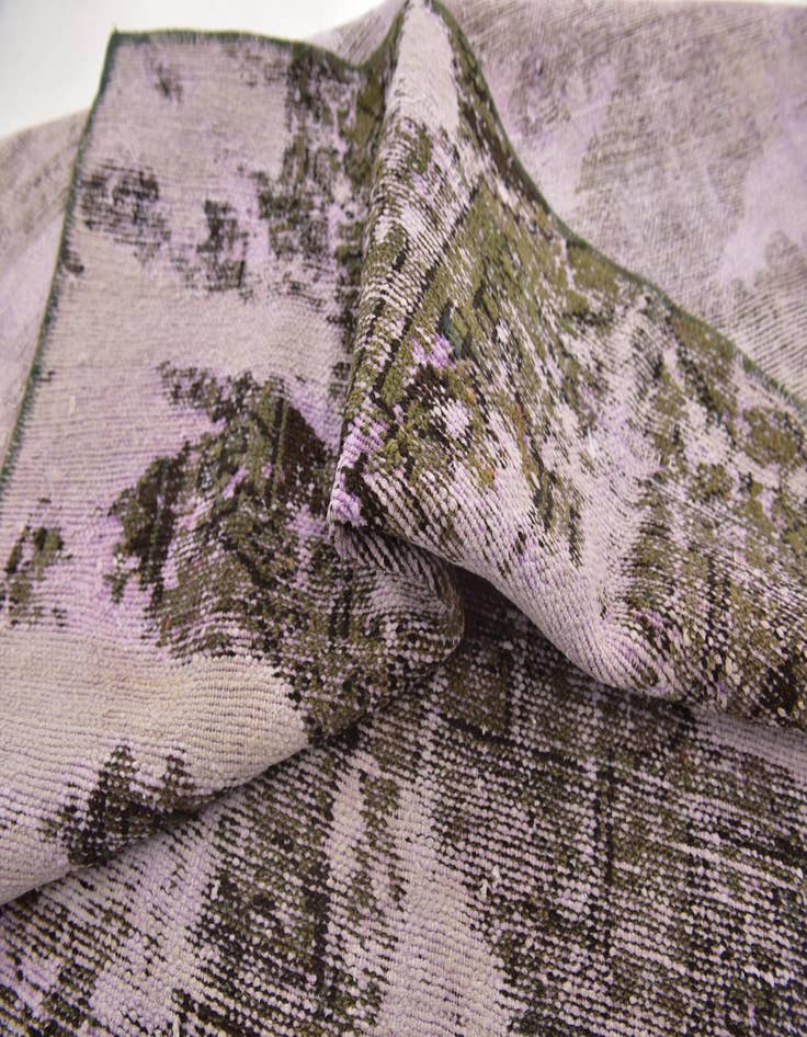 Detail image of 4' 9 x 7' 2  Hand Knotted Ultra Vintage Persian Wool Rug