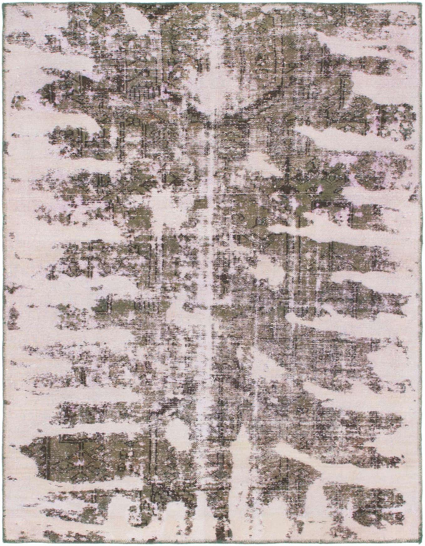 Primary image 4' 9 x 7' 2  Hand Knotted Ultra Vintage Persian Wool Rug