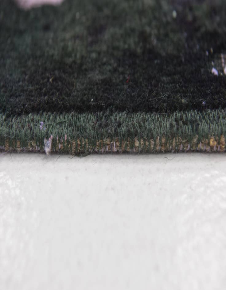 Detail image of 5' 3 x 6' 7  Hand Knotted Ultra Vintage Persian Wool Rug