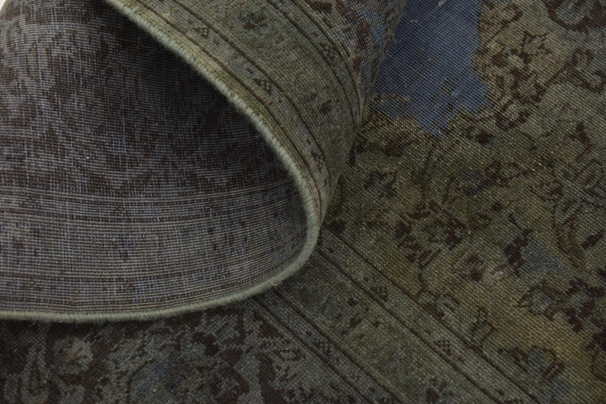 6' 6 x 9' 7 Hand Knotted Ultra Vintage Persian Wool Rug
