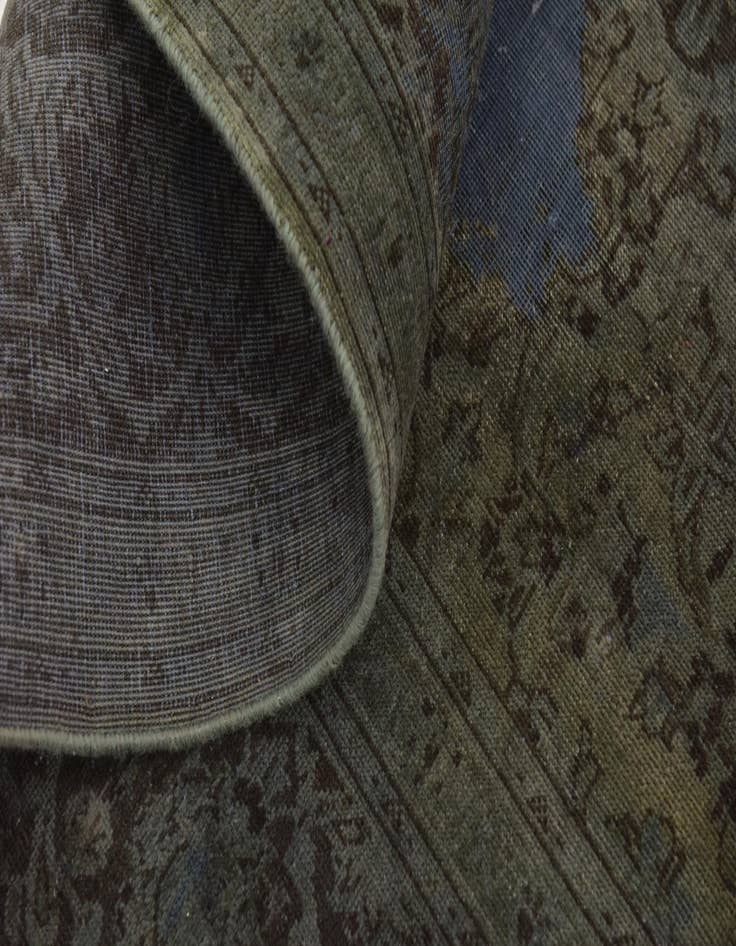 Detail image of 6' 6 x 9' 7  Hand Knotted Ultra Vintage Persian Wool Rug