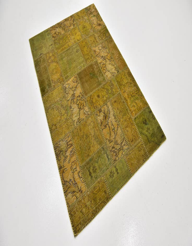 Detail image of 3' 7 x 5' 4  Hand Knotted Ultra Vintage Persian Wool Rug