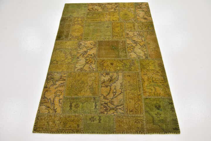 3' 7 x 5' 4 Hand Knotted Ultra Vintage Persian Wool Rug