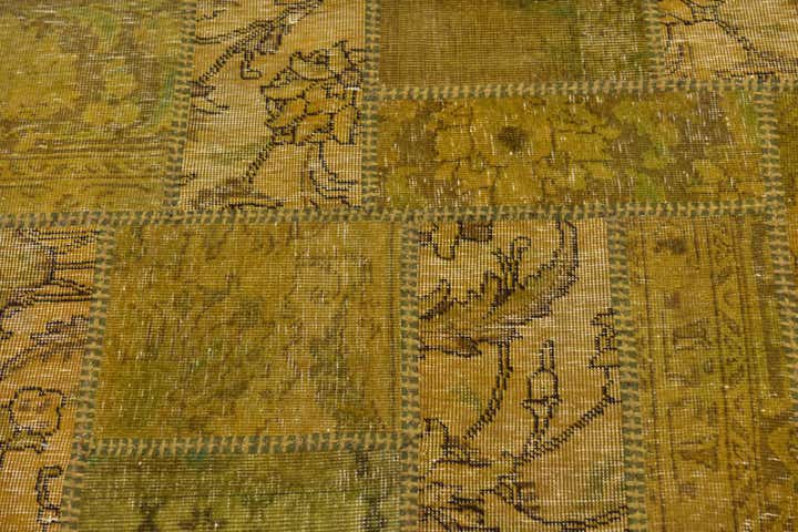 3' 7 x 5' 4 Hand Knotted Ultra Vintage Persian Wool Rug