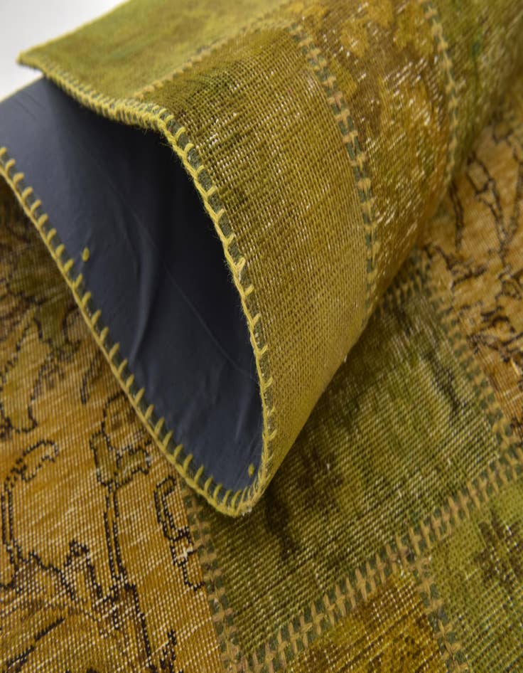 Detail image of 3' 7 x 5' 4  Hand Knotted Ultra Vintage Persian Wool Rug