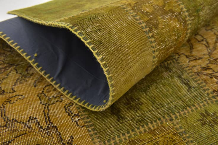 Detail image of 3' 7 x 5' 4 Hand Knotted Ultra Vintage Persian Wool Rug